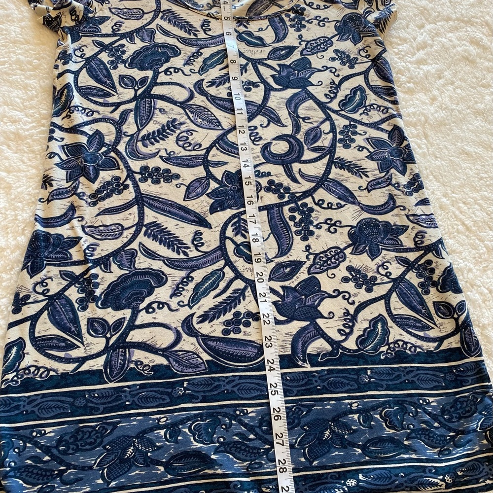 Lucky Brand Navy and Cream Floral Dress - Picture 4 of 7